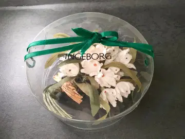 INGEBORG 잉게보그 코사지 원 케이스 있음 작은 꽃 부케 핑크하우스