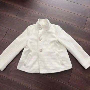 화이트 버튼 자켓 사이즈 40