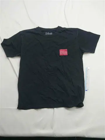 맨해튼 포티지 로고T셔츠 블랙 계열 남성용 S