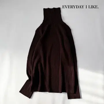 새상품급 에브리데이 아이라이크 리브 터틀넥 니트 울 최근