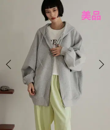 [ 새상품급 ] 로리즈팜 BIG ZIP 후디 그레이