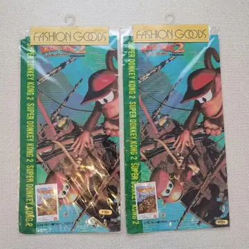 [ 당시물 ] 슈퍼 돈키콩 2 손수건 헤이세이 레트로 레어 닌텐도