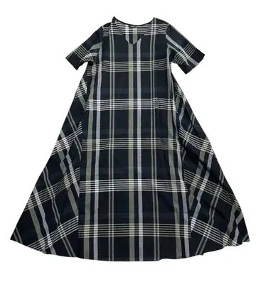 저널 스탠다드 체크 무늬 원피스