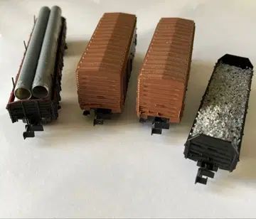 N 게이지 화물 차량 4량 세트