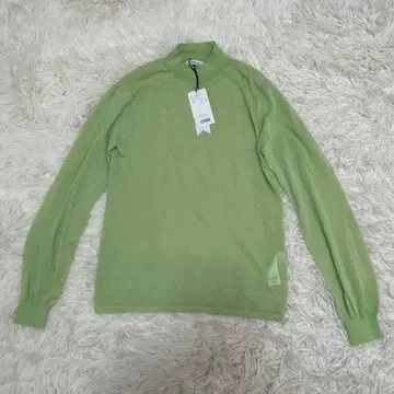 새상품 LAGUA GEM SHEER SPRING KNIT TOPS 그린