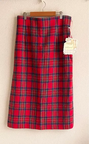 yukiemon 귀여운 타탄 스커트 3L