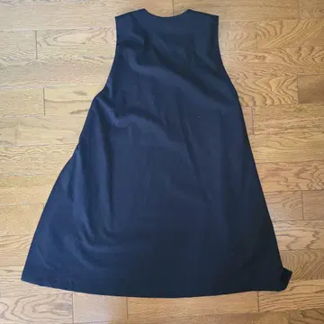 mizuiro ind 블랙 슬리브리스 원피스