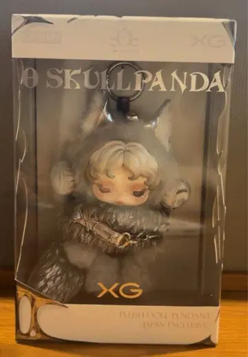 스컬 팬더 XG 콜라보 POPMART 봉제 인형