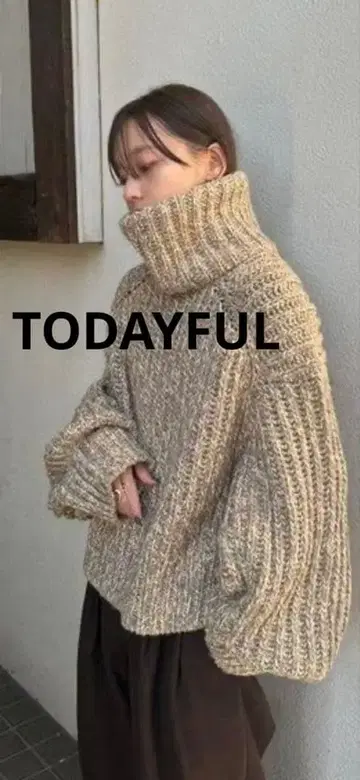 [ 새상품급 ] todayful 투데이풀 터틀넥 니트