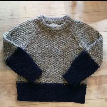 illiann loeb 이리안 로브 바이컬러 론 헤르만 니트