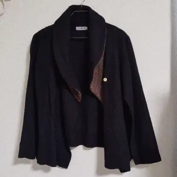 FUGAFUGA 블랙 숄카라 자켓