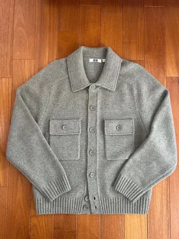 새상품급 UNIQLO U 유니클로 U 라무 니트 자켓