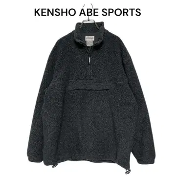 KENSHO ABE SPORTS 하프 지퍼 보아 풀오버 상의
