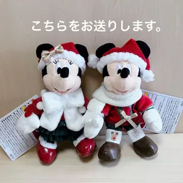 디즈니 2025 크리스마스 미키 미니 인형 배지