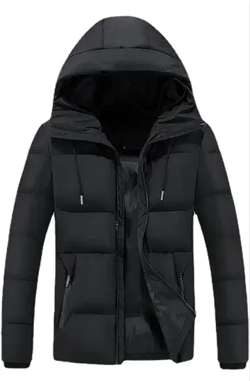 남성용 다운 자켓 코트 패딩 자켓 점퍼 후드 부착