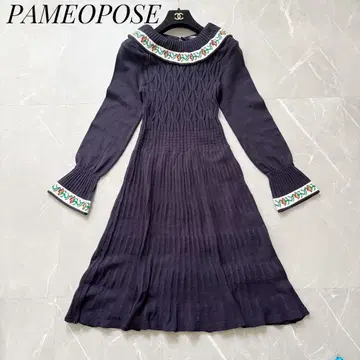 파메오 포즈 FIRE CARNATION KNIT DRESS