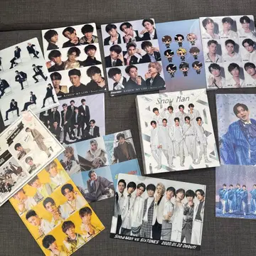 Snow Man 클리어 파일 세트 사진 앨범