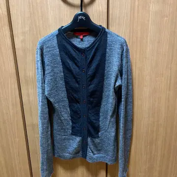 Les Copains 그레이 계열 가디건 42 사이즈