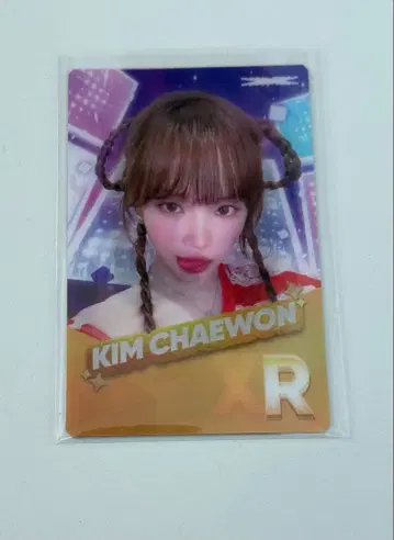 LE SSERAFIM 채원 XR 리듬하이브 트레이딩 카드 도쿄돔