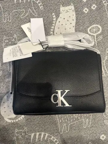 캘빈클라인 블랙 가죽 2WAY 백 숄더백