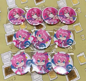 AMPTAK x COLORS 케차 캔뱃지 무지개 ver. 무도관