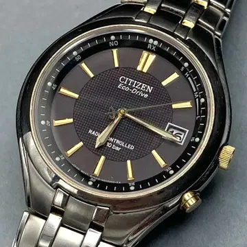 작동 새상품급 시티즌 에코드라이브 H415-S045495 솔라 전파 시계