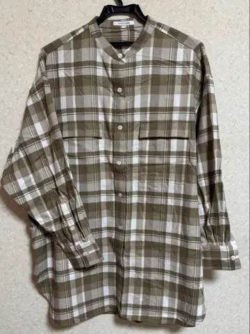 23구 MY STANDARD 체크 무늬 긴팔 셔츠