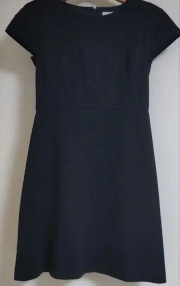 M-PREMIER 네이비 반팔 원피스 36