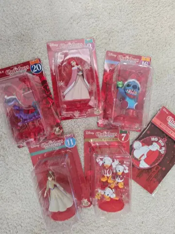 디즈니 크리스마스 오너먼트 6세트