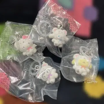 산리오 메지루시 액세서리 복슬복슬 스노우 마이멜로디 폼폼푸딩