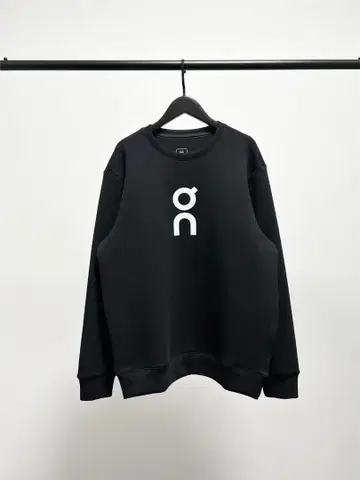 On Running Club Crew 블랙 저지 L