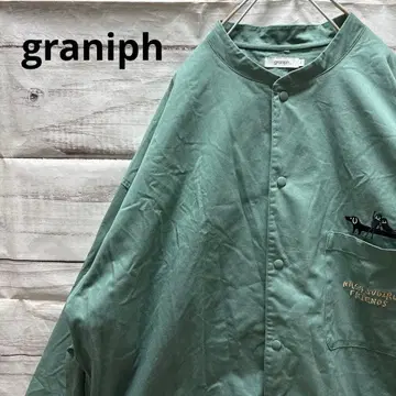 새상품 graniph 나 가스기루 프렌즈 코튼 트윌 코트 자수
