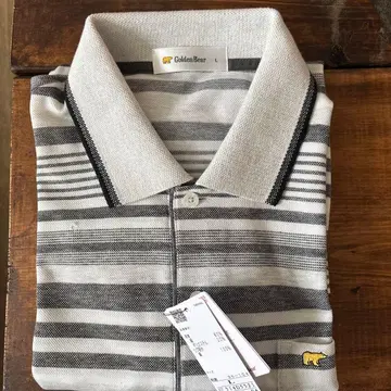 Golden Bear 스트라이프 피케 셔츠 L
