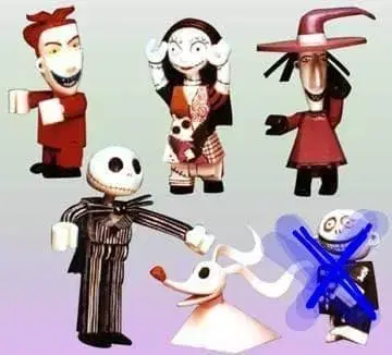 3종 나이트메어 비포어 크리스마스 박스 피규어 컬렉션