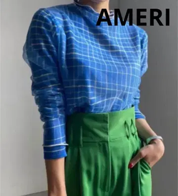 AMERI vintage 아메리빈티지 DOUBLE COLOR TOP
