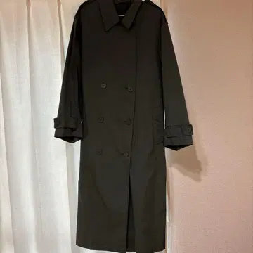 UNIQLO U 다크 그린 트렌치코트