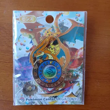[ 초레어 한정품 ] 포켓몬 센터 메가 도쿄 기념 로고 핀즈
