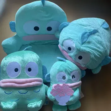 한교동 봉제 인형 세트 빅 사이즈 아쿠아 블루