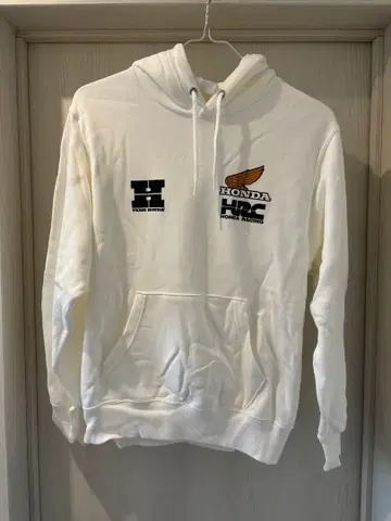 HONDA 후드 부착 후드티 화이트