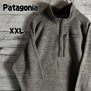 파타고니아 베터 스웨터 하프 지퍼 플리스 자수 로고 멜란지 XXL