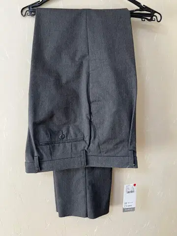 AOKI LES MUSE 원턱 슬랙스 그레이 82