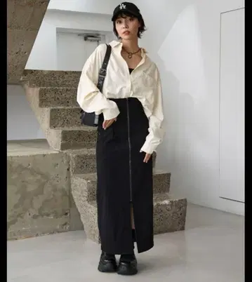 PAGE BOY 코르셋 코듀로이 스커트