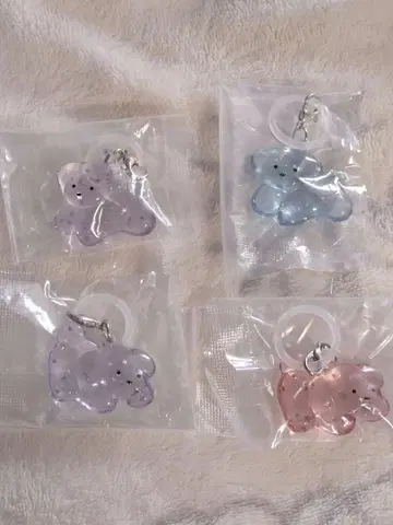 달리는 강아지 흔들흔들 마커 표식 액세서리 가챠