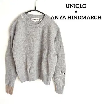 UNIQLO x ANYA HINDMARCH 프리미엄 라무 크루넥 스웨터