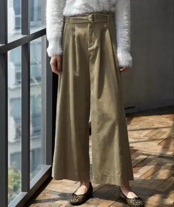 그린 라벨 릴랙싱 CB AIR 워시 코듀로이 와이드 팬츠