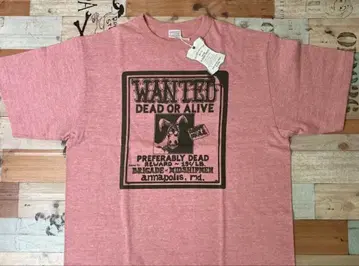[ XL ] 미사용품 웨어하우스 4096 wanted tee RED