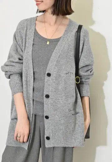 SLOBE IENA embroidery 가디건