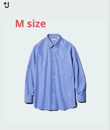 유니클로+J 브로드 셔츠 스트라이프 M 사이즈