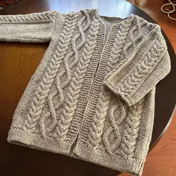 어반 리서치 로쏘 울100% 가디건 그레이지