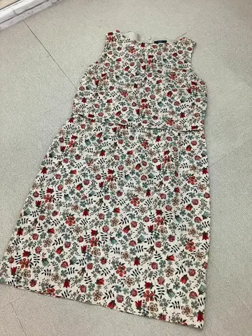 K11276 ) KEITH 키이스 꽃무늬 플라워 린넨 원피스 44